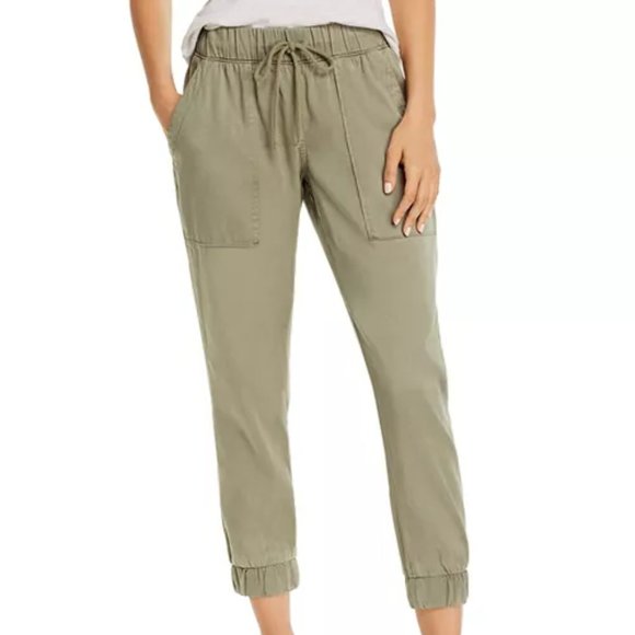 Bella Dahl Olive Green Joggers - Picture 2 of 7